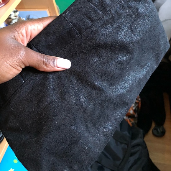 Poppie Jones Black With Blue Shimmer Clutch - Picture 4 of 6